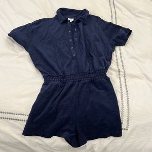 Navy romper